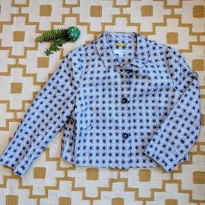 Boden 3/4 Sleeve Embroidered Light Jacket
